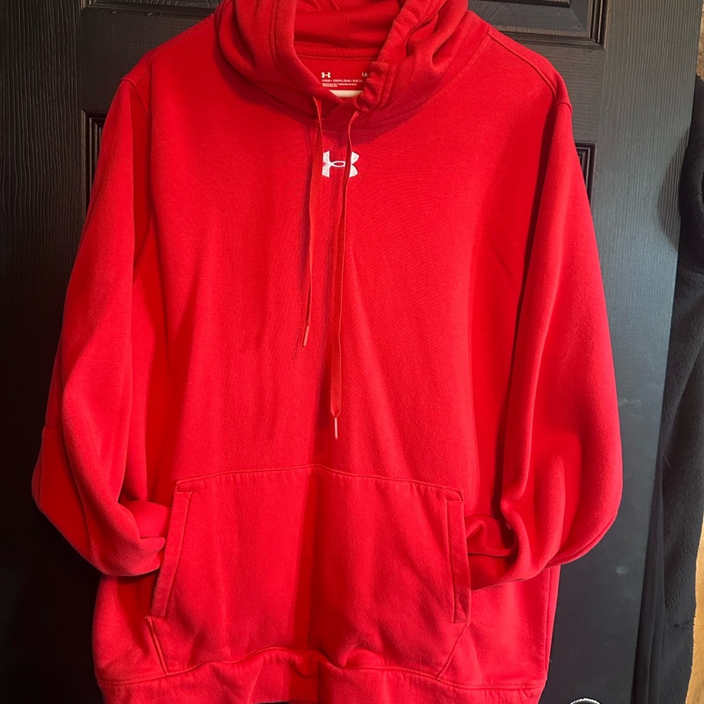 Under Armour Men's Red Hoodie